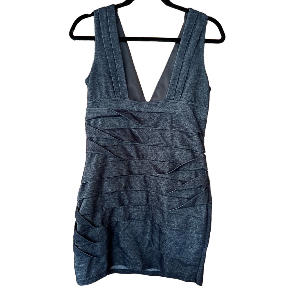 🌸$10🌸 Grass collection Stylish Gray Sleeveless Dress